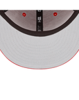 Florida Marlins Scarlet Red White 1997 WS Side Patch 59Fifty Fitted