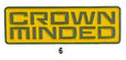 CrownMinded Stamp Cap Pin