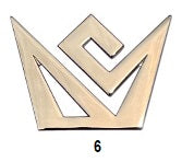 CrownMinded Crown Cut Cap Pin