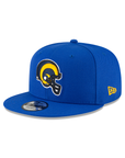 Los Angeles Rams Majestic Blue Helmet 9Fifty Snapback