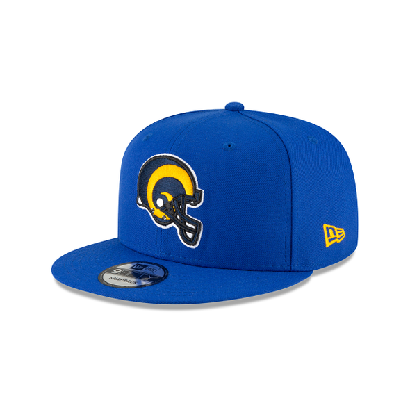 Los Angeles Rams Majestic Blue Helmet 9Fifty Snapback
