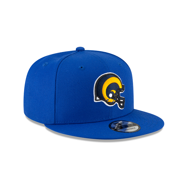 Los Angeles Rams Majestic Blue Helmet 9Fifty Snapback