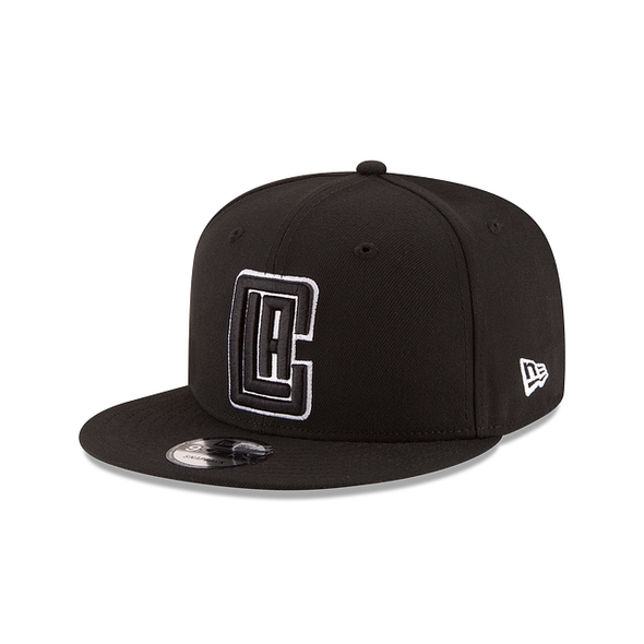 Los Angeles Clippers Black on White 9Fifty NBA Snapback