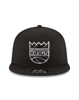 Sacramento Kings Black on White NBA 9Fifty Snapback