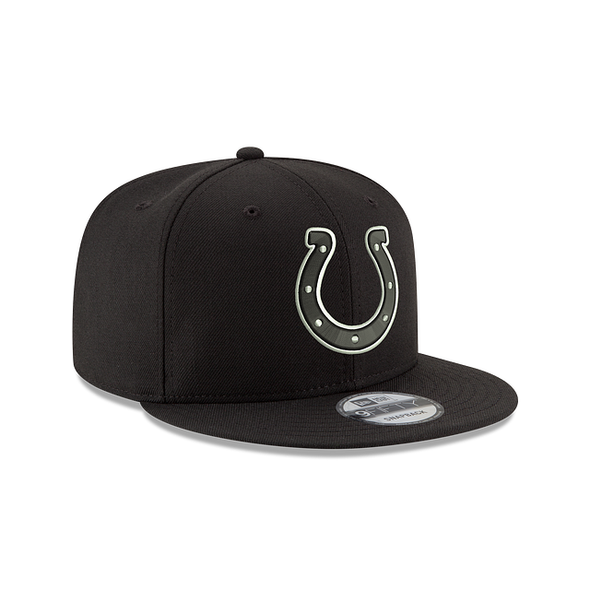 Indianapolis Colts Black on White NFL 9Fifty Snapback