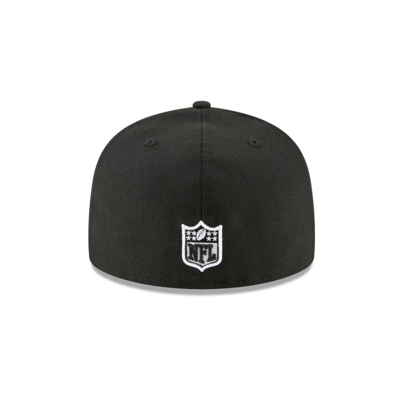 Dallas Cowboys Black On White 59Fifty Fitted