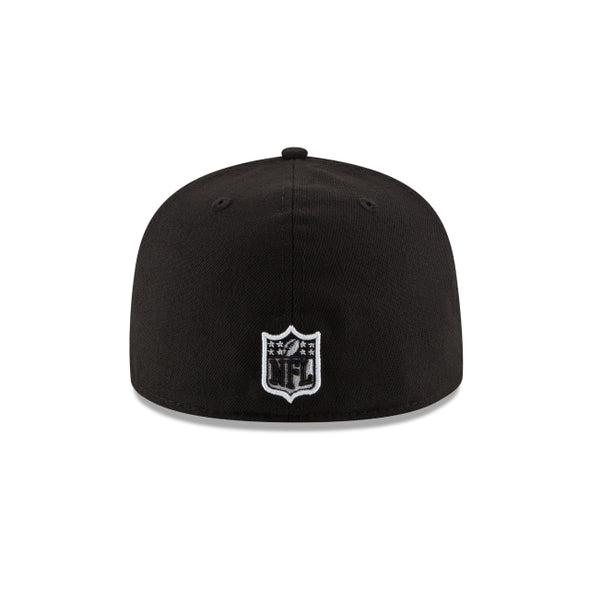 San Francisco 49ers Black on White 59Fifty Fitted Hat