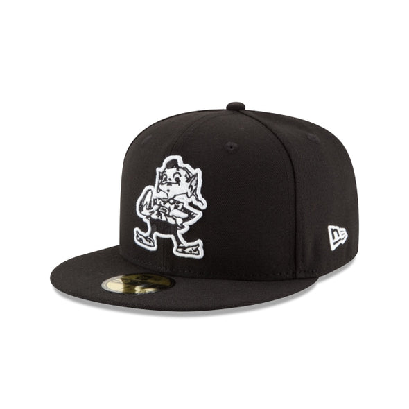 Cleveland Browns NFL Black on White 59Fifty Fitted