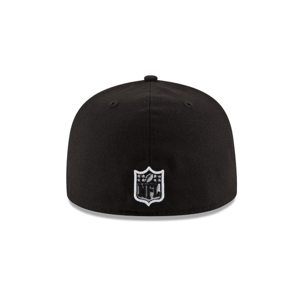 Buffalo Bills Black on White 59Fifty Fitted