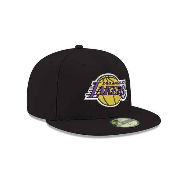 Los Angeles Lakers NBA Black OTC 59Fifty Fitted Hat