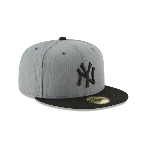 New York Yankees Storm Gray Black MLB 59Fifty Fitted