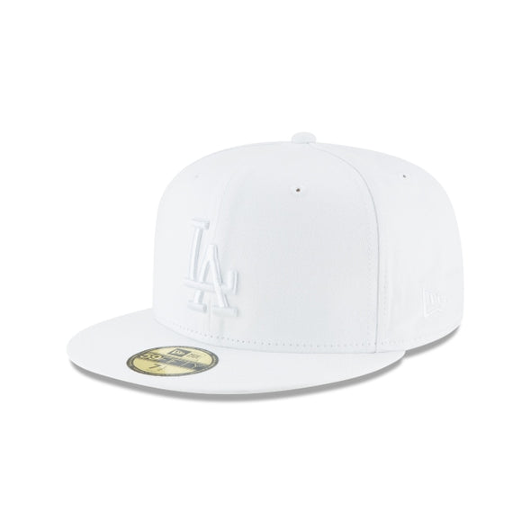 Los Angeles Dodgers White MLB 59Fifty Fitted Hat