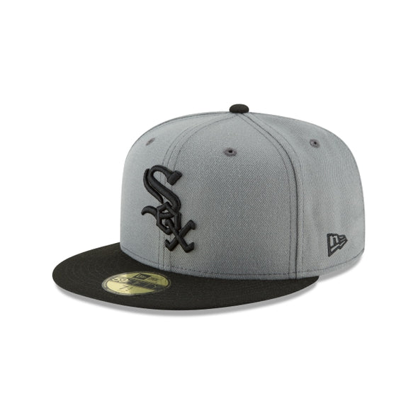 Chicago White Sox Storm Gray Black MLB 59Fifty Fitted