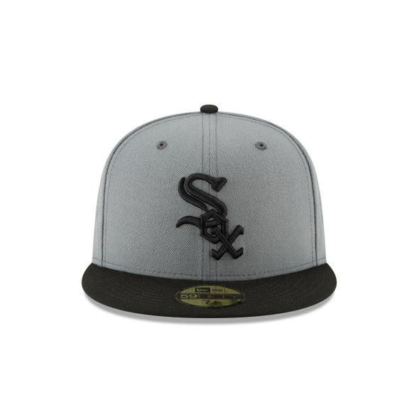 Chicago White Sox Storm Gray Black MLB 59Fifty Fitted