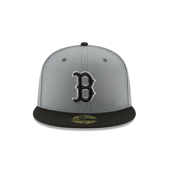 Boston Red Sox Storm Gray Black MLB 59Fifty Fitted