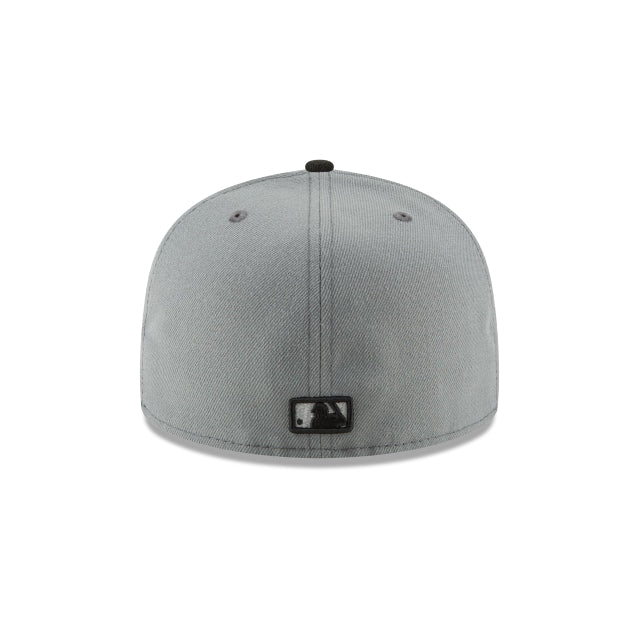 Atlanta Braves Storm Gray Black MLB 59Fifty Fitted