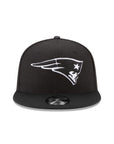 New England Patriots Black on White NFL 9Fifty Snapback