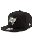 Tampa Bay Buccaneers Black on White NFL 9Fifty Snapback