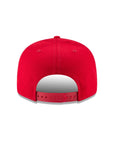 Los Angeles Dodgers Scarlet Red on Black 9Fifty Snapback