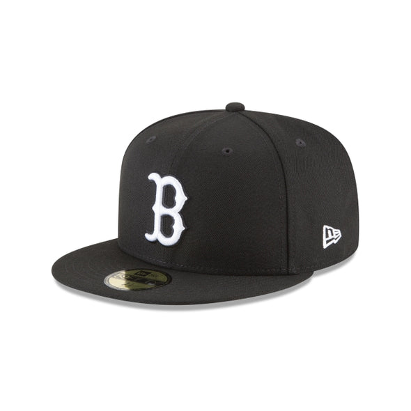 Boston Red Sox Black on White 59Fifty Fitted
