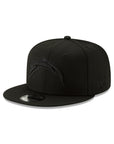 Los Angeles Chargers Black on Black 9Fifty Snapback