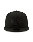 New Era Kansas City Chiefs NFL Black On Black 9Fifty Snapback