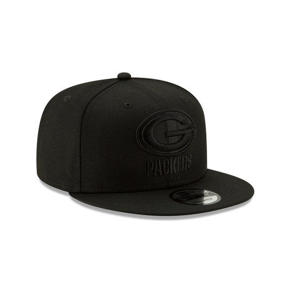 Green Bay Packers Black on Black NFL 9Fifty Snapback