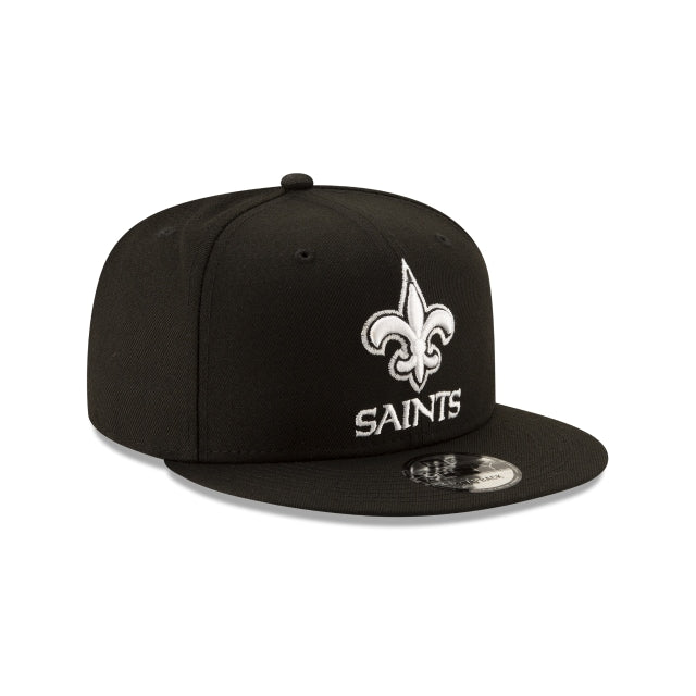 New Orleans Saints Black On White NFL Basic 9Fifty Snapback