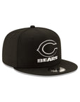 Chicago Bears Black On White NFL 9Fifty Snapback