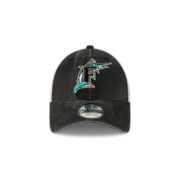 Florida Marlins Trucker The League 9Forty Adjustable