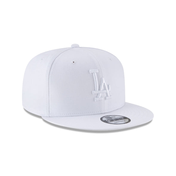 Los Angeles Dodgers White on White 9Fifty Snapback