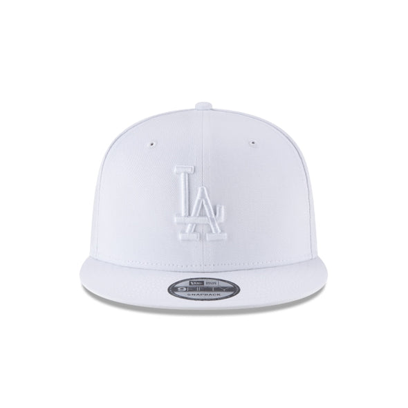 Los Angeles Dodgers White on White 9Fifty Snapback