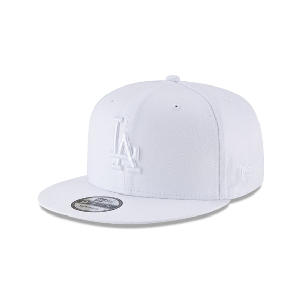 Los Angeles Dodgers White on White 9Fifty Snapback