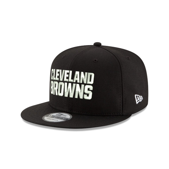 Cleveland Browns Black on White NFL 9Fifty Snapback