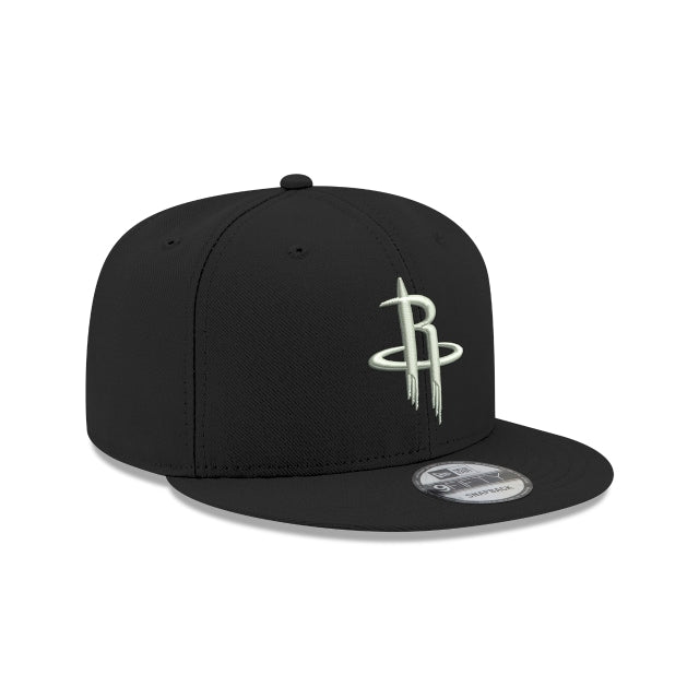 Houston Rockets Black on White 9Fifty NBA Snapback