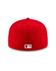 San Diego Padres Scarlet Red on White 59Fifty Fitted Cap