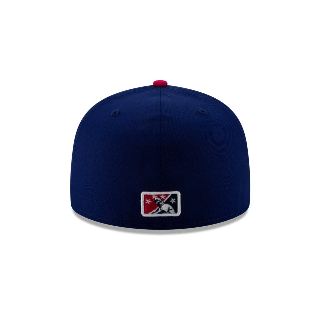 Pointy Botas De Amarillo Copa de la Diversion 2 Tone Milb 59Fifty Fitted Hat