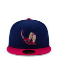 Pointy Botas De Amarillo Copa de la Diversion 2 Tone Milb 59Fifty Fitted Hat