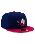 Pointy Botas De Amarillo Copa de la Diversion 2 Tone Milb 59Fifty Fitted Hat