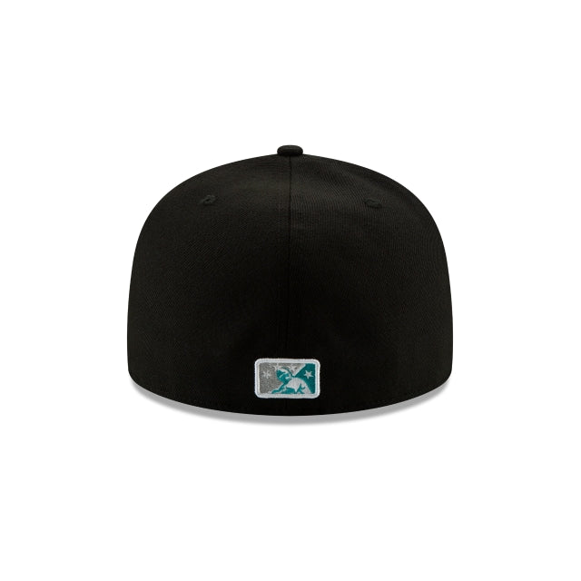Mariachis De Nuevo Mexico Tiffany Blue White &amp; Black Milb 59Fifty Fitted Hat