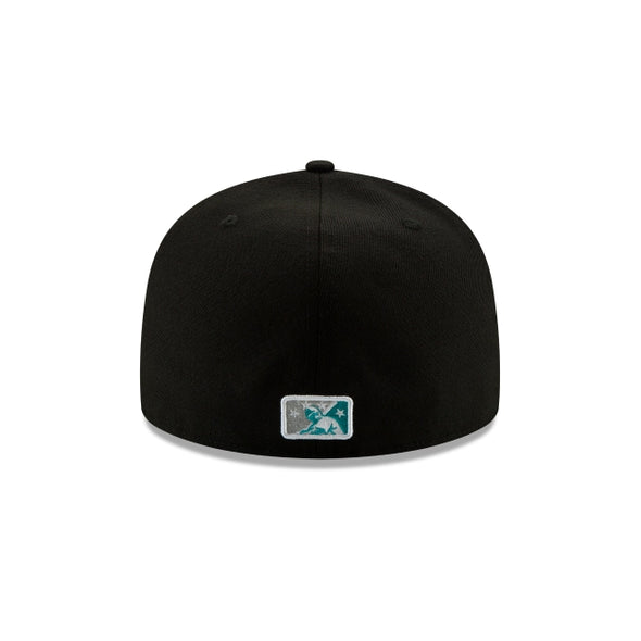 Mariachis De Nuevo Mexico Tiffany Blue White & Black Milb 59Fifty Fitted Hat