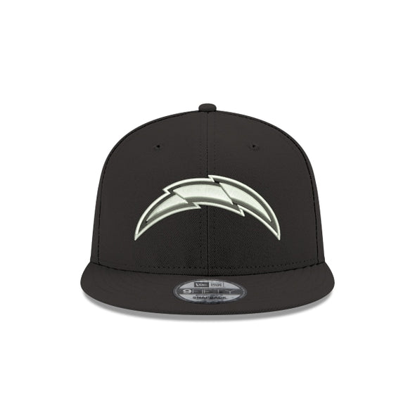 Los Angeles Chargers Black On White NFL 9Fifty Snapback