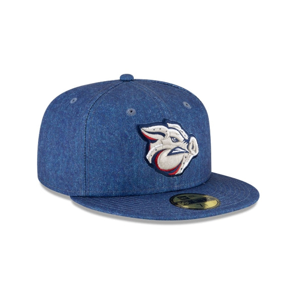 Lehigh Valley Iron Pigs Canadian Tuxedo Denim MiLB 59Fifty Fitted