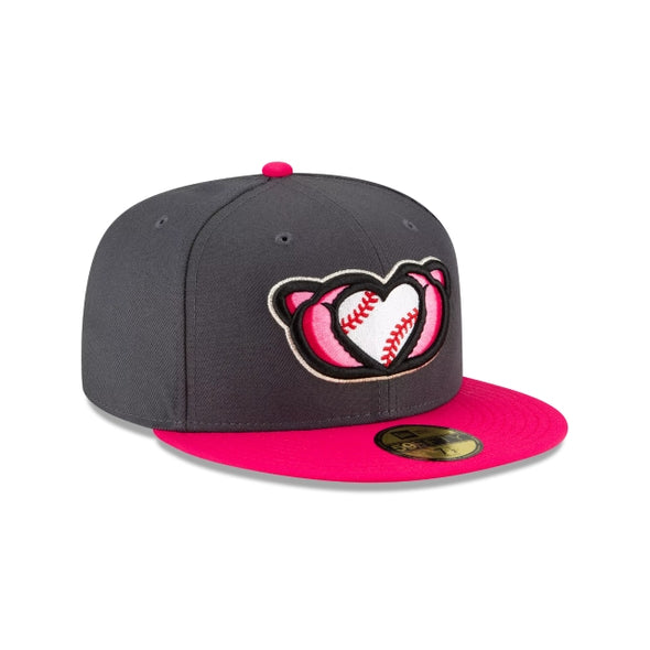 Hickory Crawdads Crawmoms Milb 59Fifty Fitted Hat