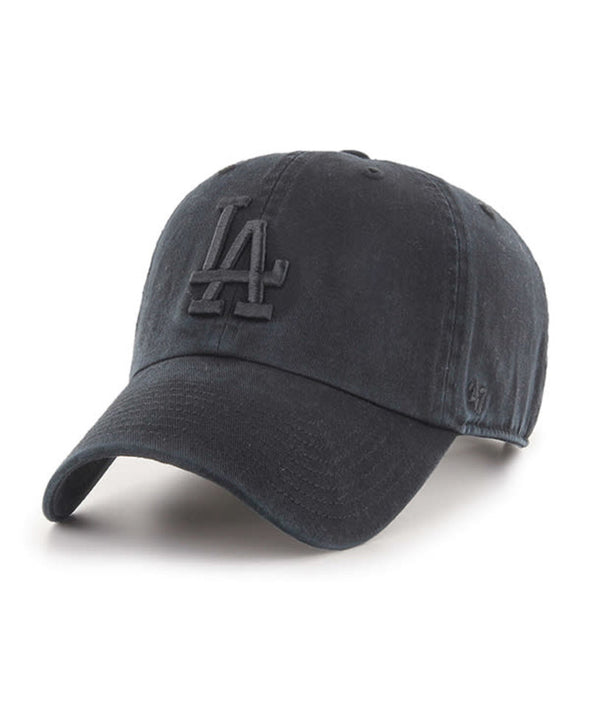 Los Angeles Dodgers Black on Black '47 Brand Clean Up