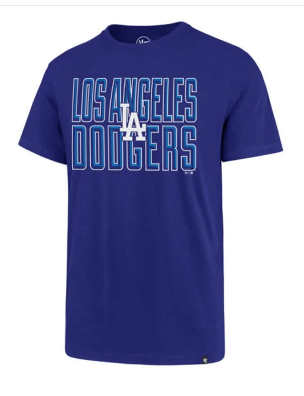 Los Angeles Dodgers Royal Bevel Super Rival Tee Mens