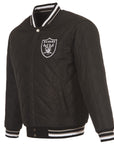 Las Vegas Raiders 3 Time Super Bowl Champions Reversible Jacket