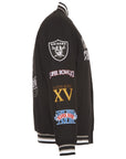 Las Vegas Raiders 3 Time Super Bowl Champions Reversible Jacket