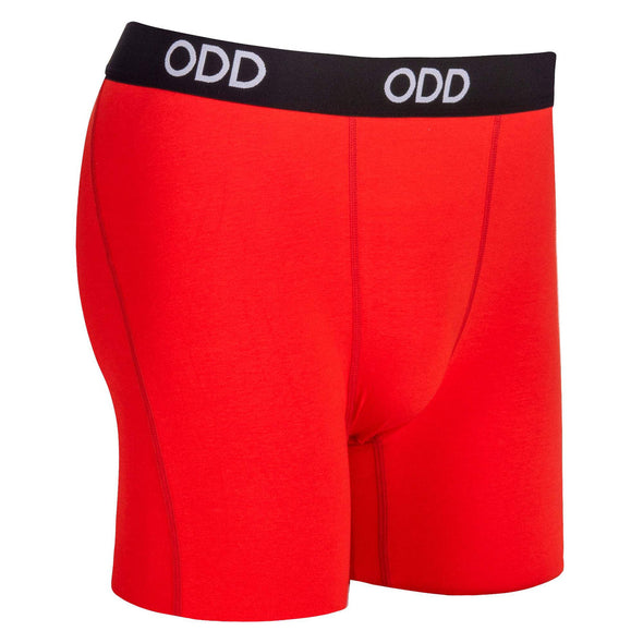 OddSox Red Basix Boxer Brief