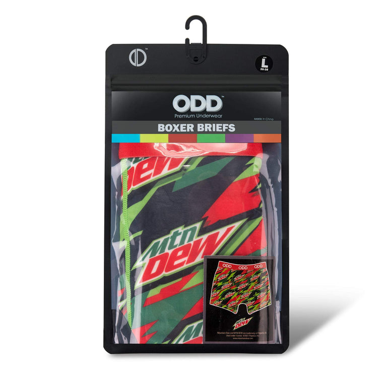 OddSox Mountain Dew Camo Boxer Brief